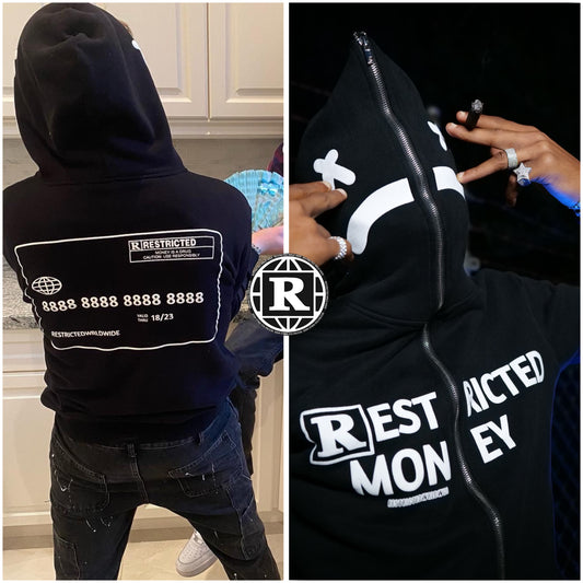 RESTRICTED BLACK FULLZIP